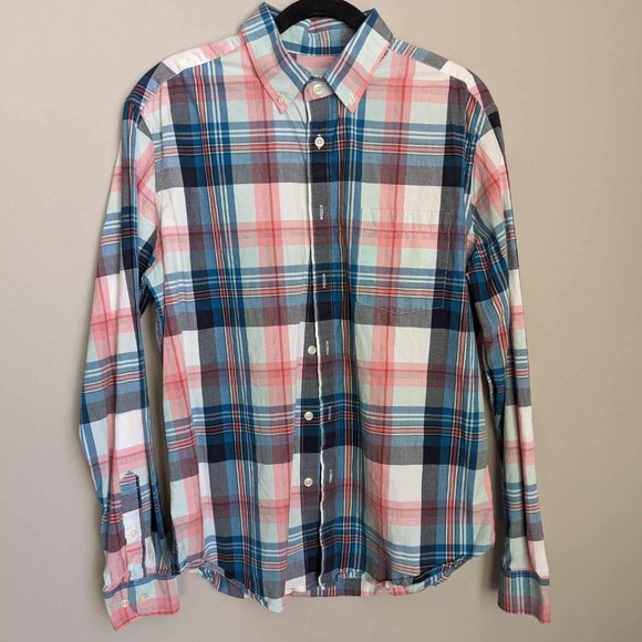 ACDC High Voltage Rock And Roll Music Band Custom Flannel Button Down Shirt Sz L - Picture 3 of 6